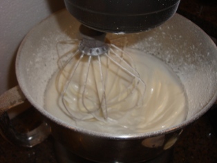 Making the Icing (frosting)