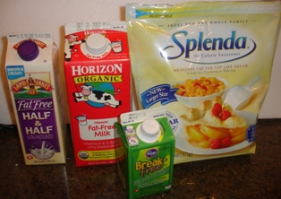 Homemade Eggnog Ingredients