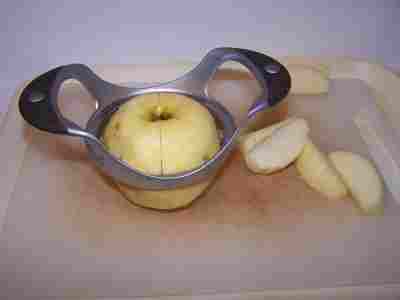 Core and slice the apples