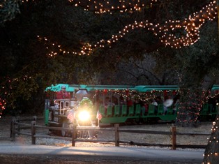 Irvine Park Railroad Christmas Train