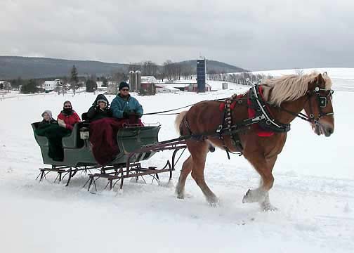 Sleigh Rides in Maryland and West Virginia