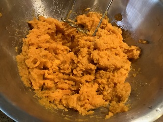 Sweet potatos - mashed